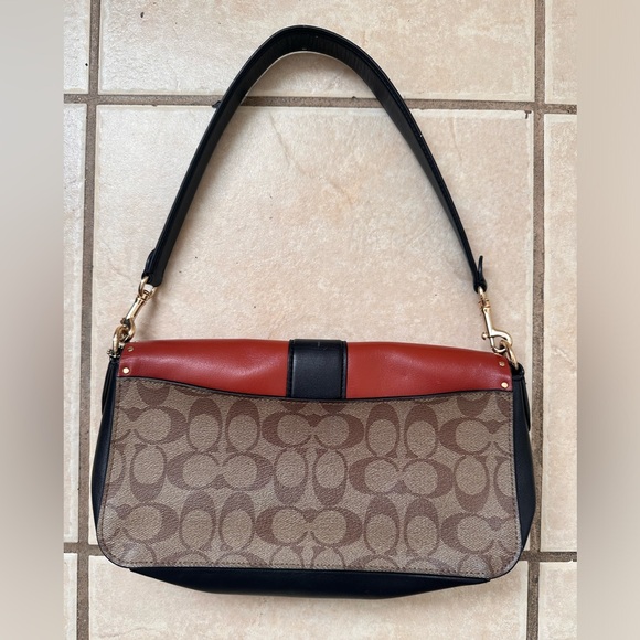 Coach bag. Long straps and shoulder straps - Picture 3 of 6